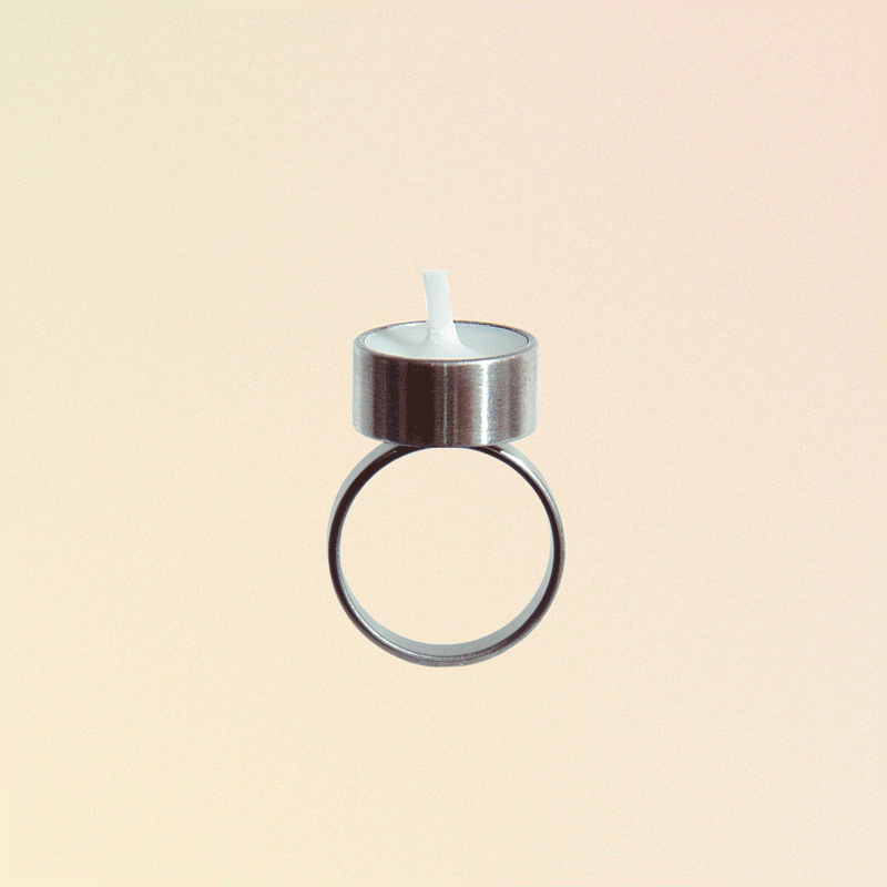 candle ring jewelry