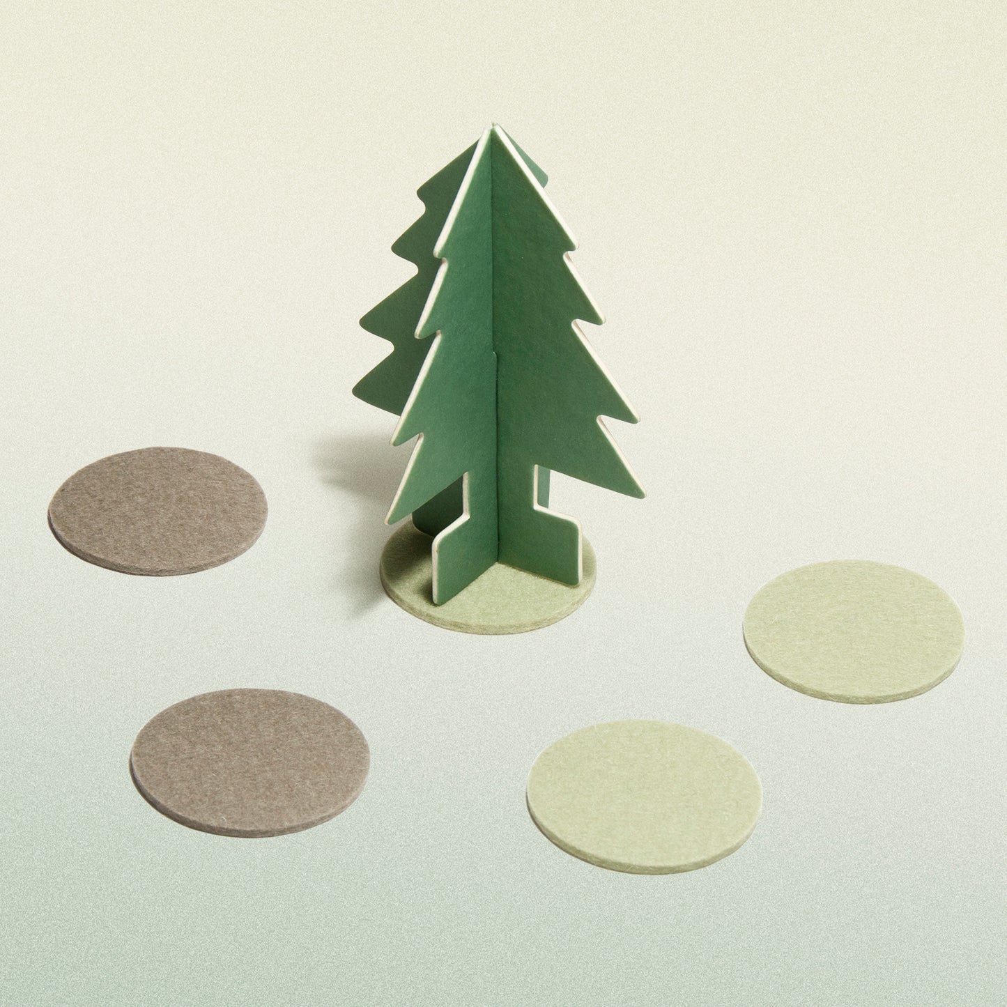 tree freshener with felt base