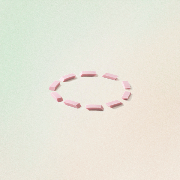 Tiny miniature erasers