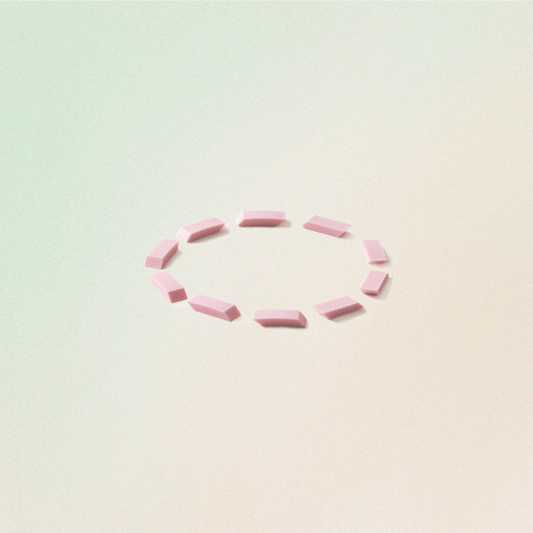 Tiny miniature erasers