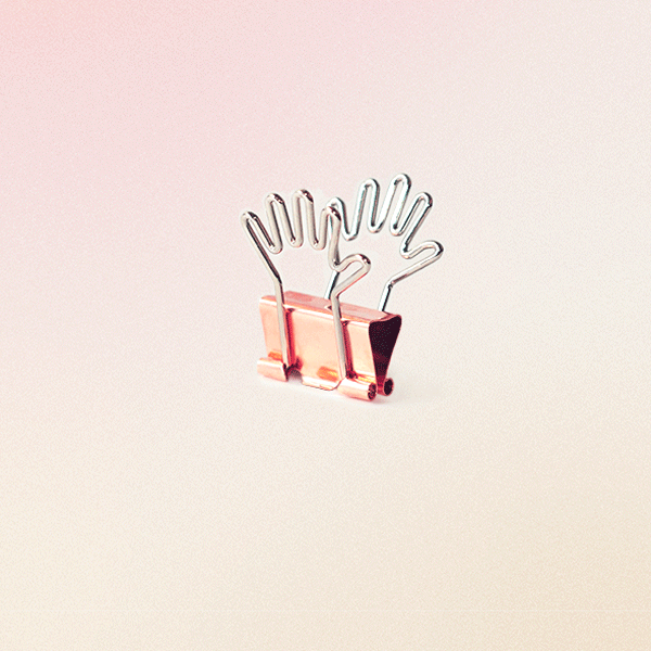 Hug Me Binder Clips