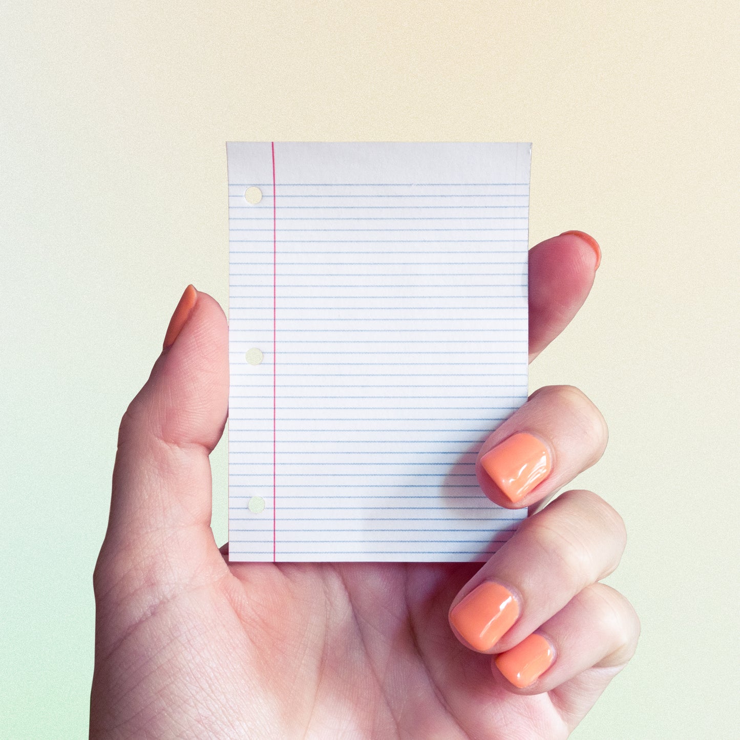 mini sticky notes lined paper