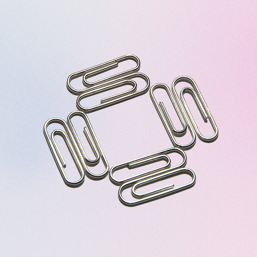 Silver Paper Clips
