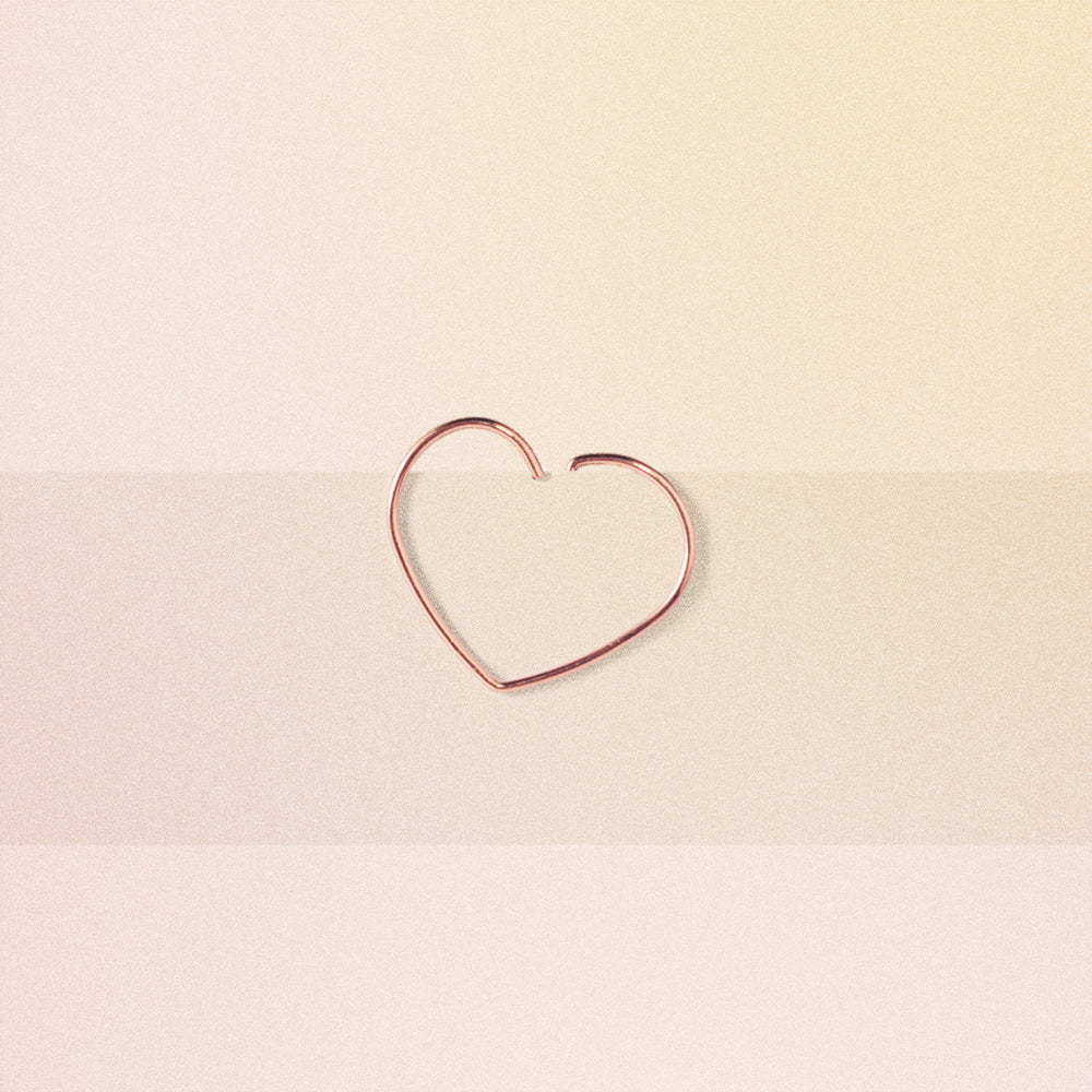 Pink Heart Paper Clip, Heart-Shaped Paperclip