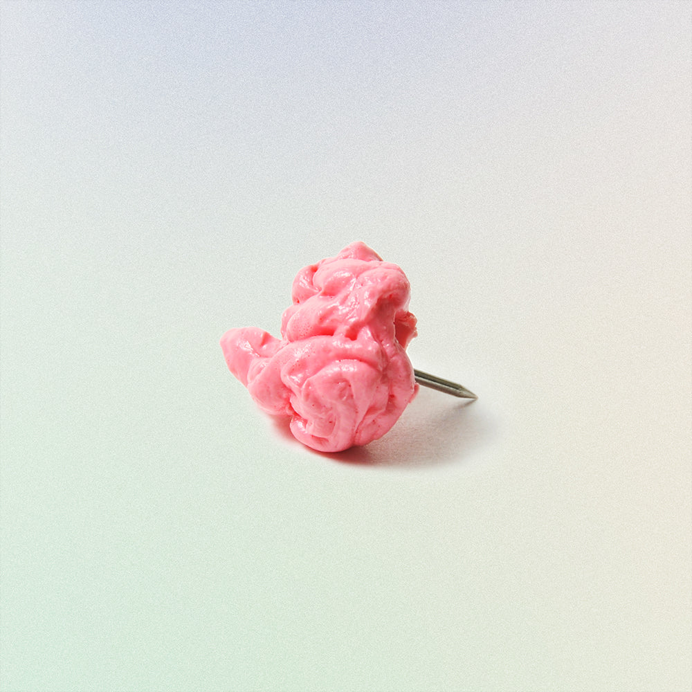 chewing gum push pin