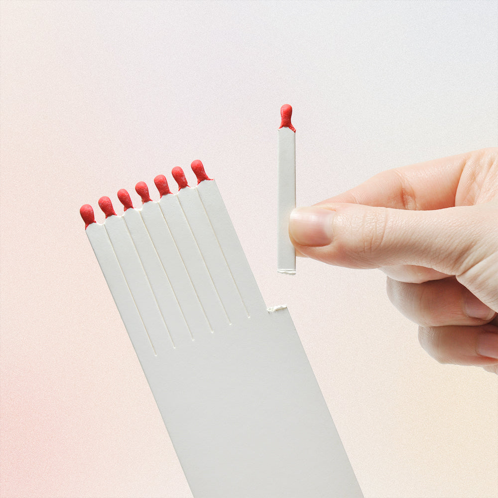 bookmark with removable matches