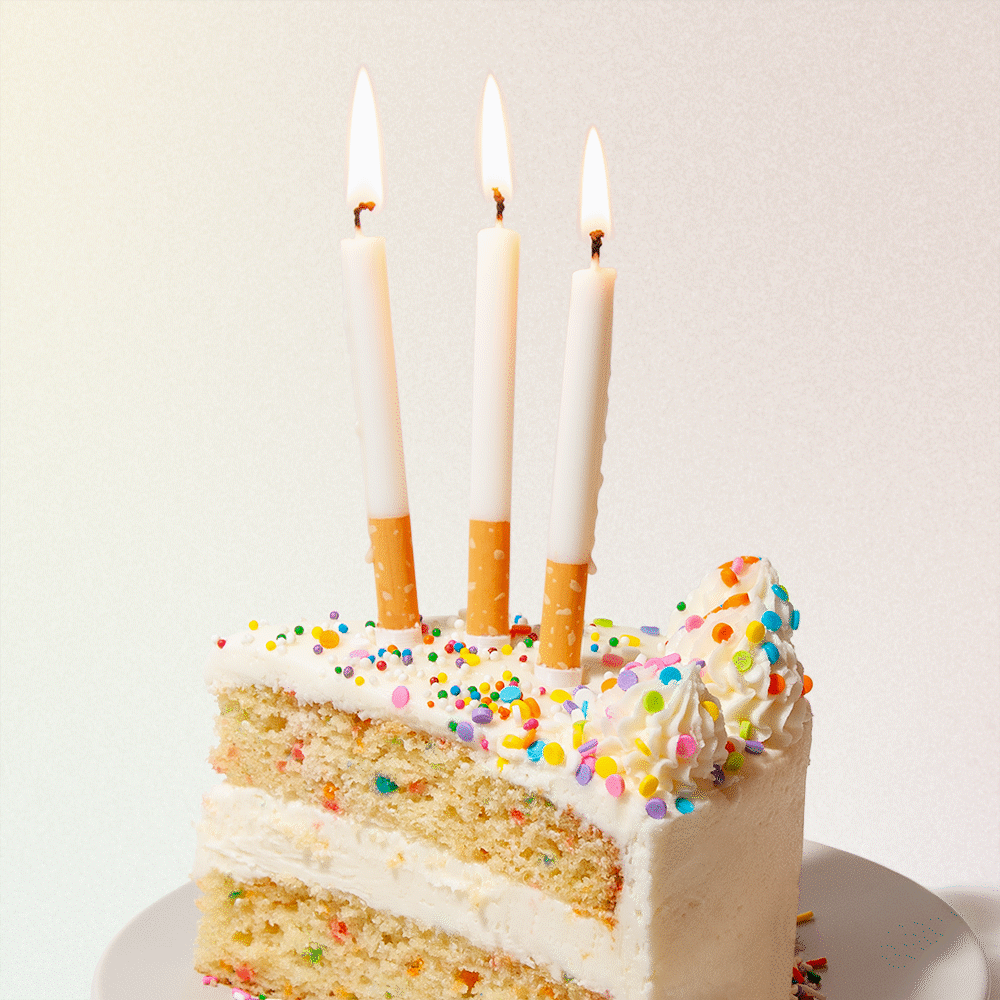 birthday cigarette candles