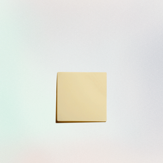 diamond-shaped post-it notes with corner adhesive
