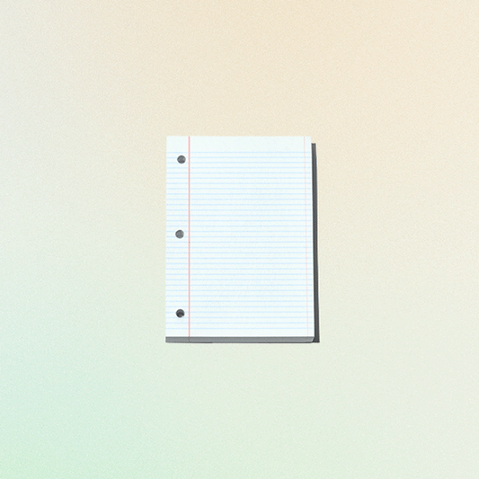 miniature lined paper sticky notes